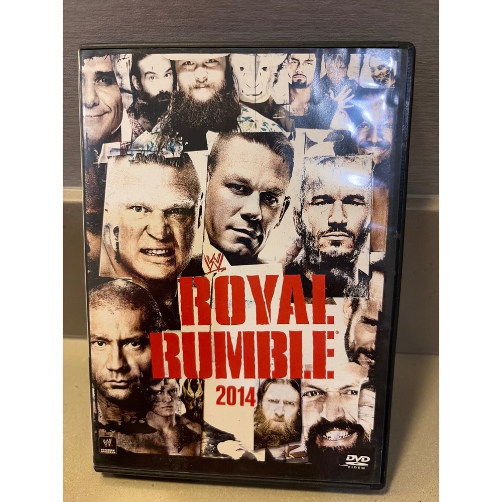 WWE Royal Rumble 2014 DVD OS Black Excellent Wrestling PPV John Cena Batista
